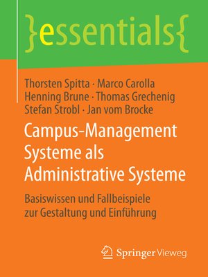 cover image of Campus-Management Systeme als Administrative Systeme